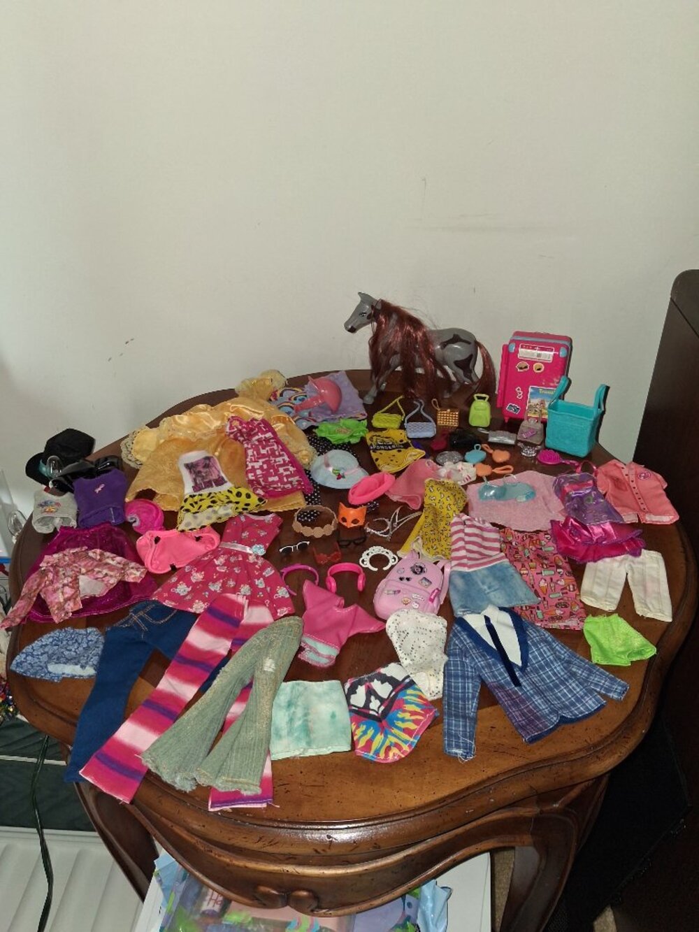 Mixed Lot of 68 Barbie & Fashion Doll Items Clothes & Accessories *READ*
